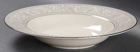 Renaissance Platinum Rim Soup Bowl