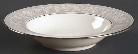 Renaissance Platinum Rim Fruit/Dessert (Sauce) Bowl