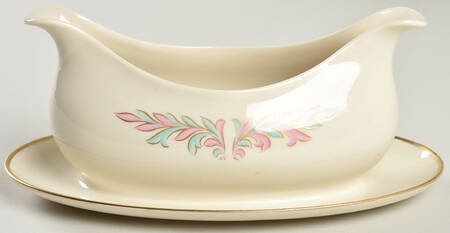 Rossmore Gravy Boat with Attached Underplate