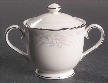 Rose Trellis Sugar Bowl & Lid