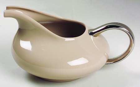 Sandalwood (Platinum Trim) Gravy Boat