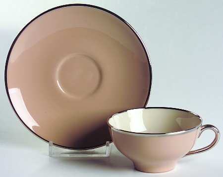 Sandalwood (Platinum Trim) Flat Demitasse Cup