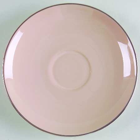Sandalwood (Platinum Trim) Saucer