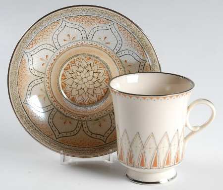 Shalimar Footed Cup & Saucer Set