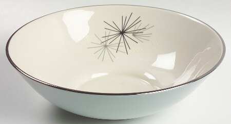 Silver Pine 10" Large Salad Serving Bowl