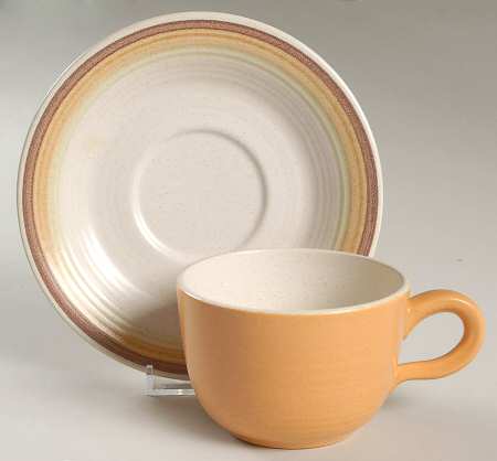 Sierra Sand Flat Cup & Saucer Set