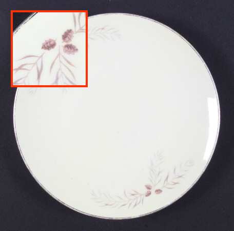 Snow Pine Salad Plate