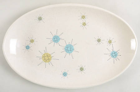 Starburst 15" Oval Serving Platter