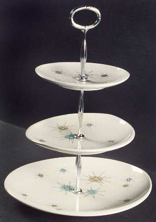 Starburst 13 7/8"-14 1/4" 3-Tiered Serving Tray(DP,SP,BB) HC