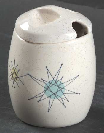 Starburst Mustard Jar & Lid