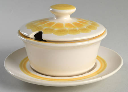 Sundance (USA) Round Gravy Boat & Lid with Underlate