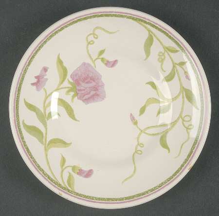 Sweet Pea (Greenhouse) Bread & Butter Plate