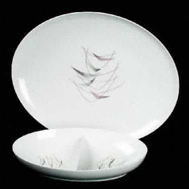 Swing Time 15" Oval Serving Platter