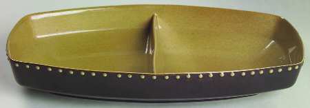 Tahiti 10" Oval Divided Vegetable Bowl