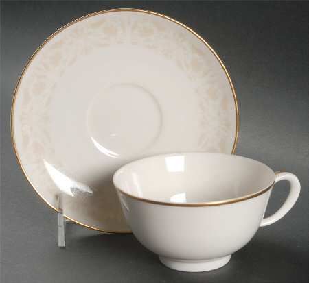 Talisman Flat Cup & Saucer Set