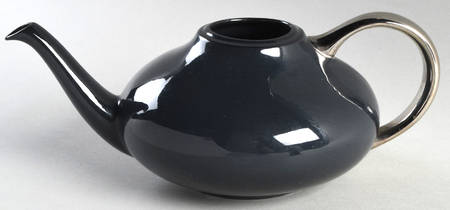 Teak (Platinum Trim) Teapot No Lid
