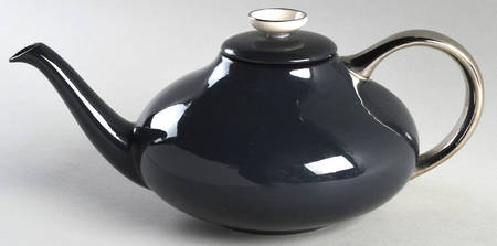 Teak (Platinum Trim) Teapot & Lid
