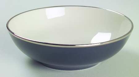 Teak (Platinum Trim) Fruit/Dessert (Sauce) Bowl