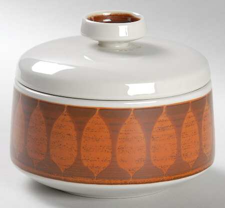 Terra Cotta Sugar Bowl & Lid