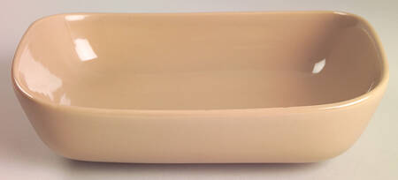 Tiempo Coral Tan (Pebble) 9" Oval Vegetable Bowl