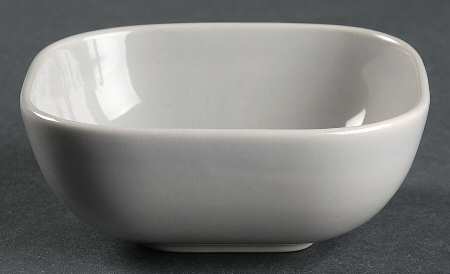 Tiempo Grey (Stone) Fruit/Dessert (Sauce) Bowl