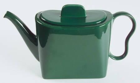 Tiempo Olive Green (Dark Green) Teapot & Lid