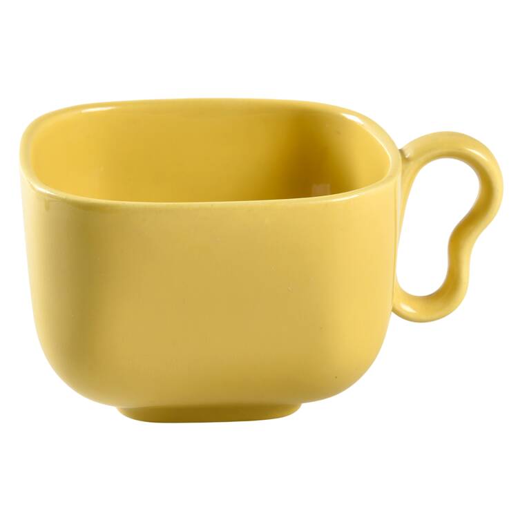 Tiempo Yellow (Mustard) Flat Cup