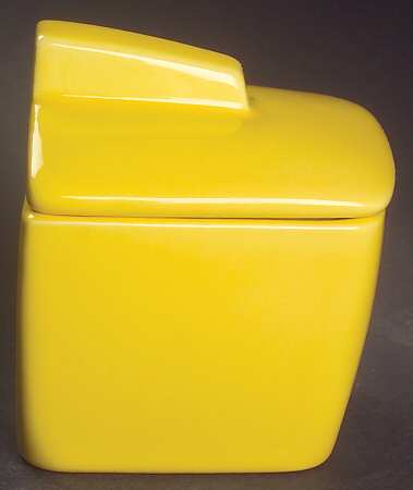 Tiempo Yellow (Mustard) Jam/Jelly & Lid