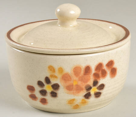 Toffee Sugar Bowl & Lid