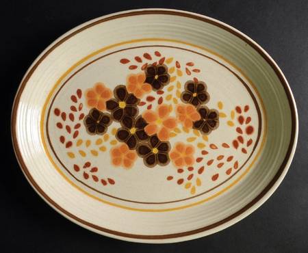 Toffee 11" Oval Serving Platter