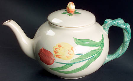Tulip Teapot & Lid