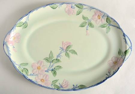 Twilight Rose 19" Oval Serving Platter