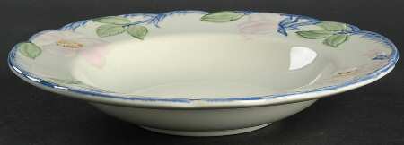 Twilight Rose Rim Soup Bowl