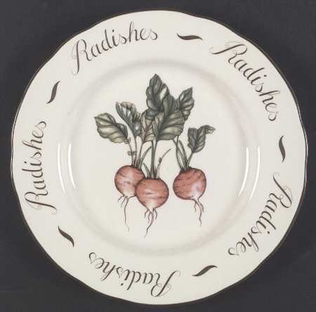 Vegetable Medley Accent Luncheon Plate