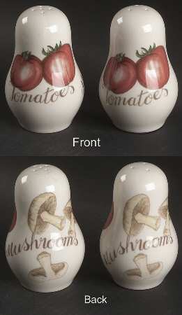 Vegetable Medley Salt & Pepper Set