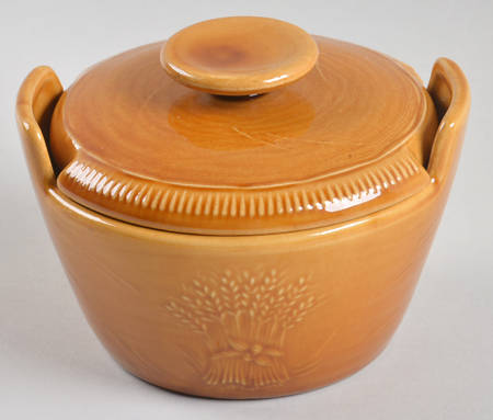 Wheat Golden Brown (Harvest) Sugar Bowl & Lid