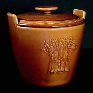 Wheat Golden Brown (Harvest) Cookie Jar & Lid