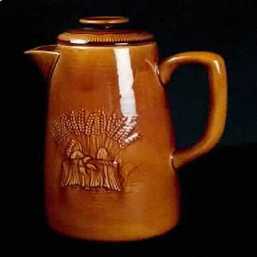 Wheat Golden Brown (Harvest) Coffee Pot & Lid