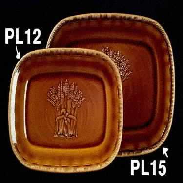 Wheat Golden Brown (Harvest) 12" Oval Serving Platter