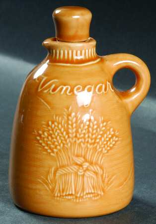 Wheat Golden Brown (Harvest) Vinegar Cruet and Stopper