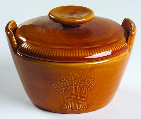 Wheat Golden Brown (Harvest) Sugar Bowl & Lid