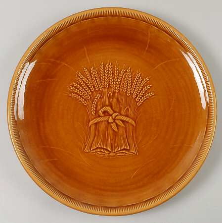 Wheat Golden Brown (Harvest) 13" Chop Plate (Round Platter)