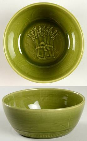 Wheat Green (Winter Green) Coupe Soup Bowl