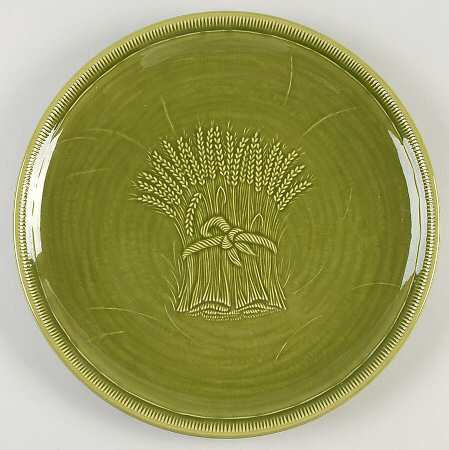 Wheat Green (Winter Green) 13" Chop Plate (Round Platter)