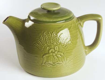 Wheat Green (Winter Green) Teapot & Lid