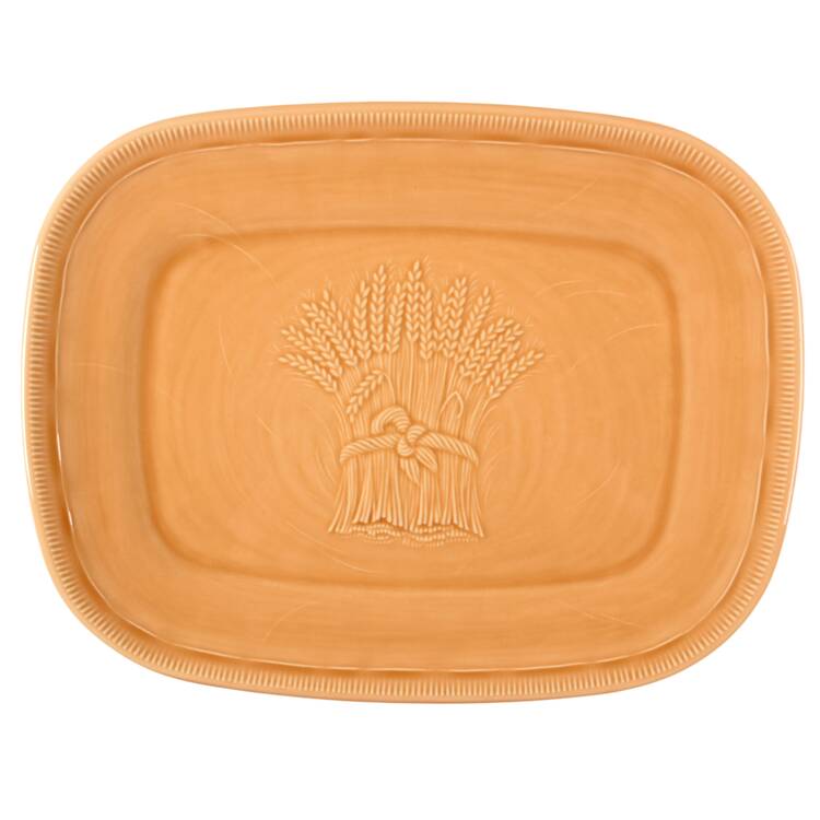 Wheat Light Gold (Summer Tan) 12" Oval Serving Platter