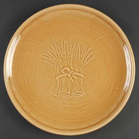 Wheat Light Gold (Summer Tan) 13" Chop Plate (Round Platter)