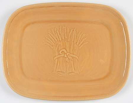 Wheat Light Gold (Summer Tan) 15" Oval Serving Platter