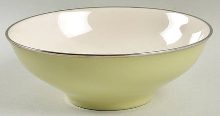 Willow Green (Platinum Trim) Coupe Cereal Bowl