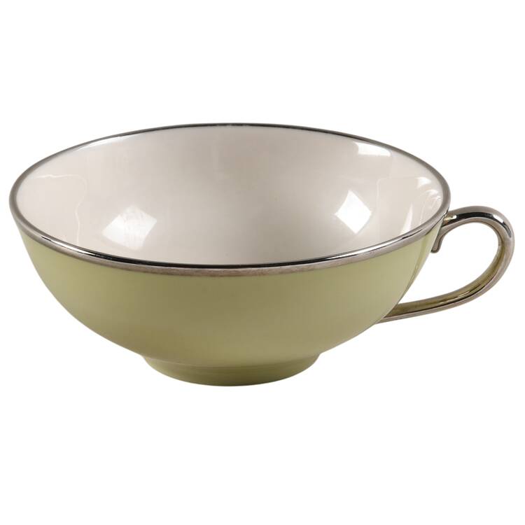 Willow Green (Platinum Trim) Flat Cup